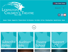 Tablet Screenshot of lctonstage.org